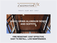 Tablet Screenshot of aluminumfx.com